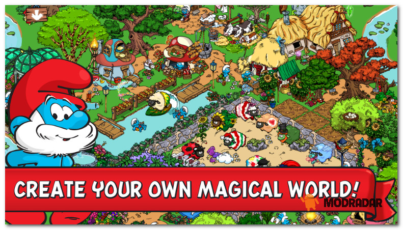 Smurfs' Village mod Explore the world