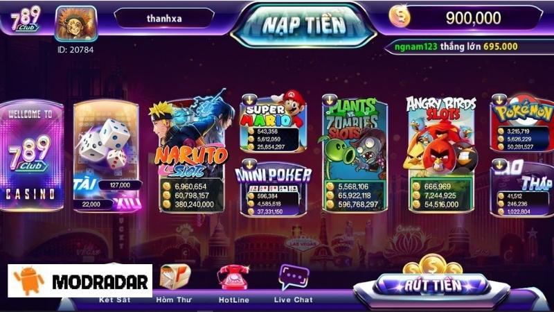 Exciting Games in 789 Club Apk Rewards