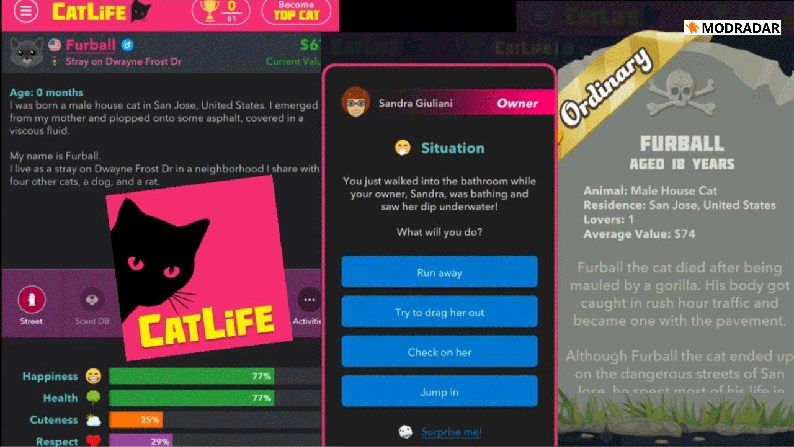 BitLifeCatsCatLife1 - BitLife Cats - CatLife mod v1.8.5 Unlocked Top Cat BitLifeCatsCatLife1 - BitLife Cats - CatLife mod v1.8.5 Unlocked Top Cat