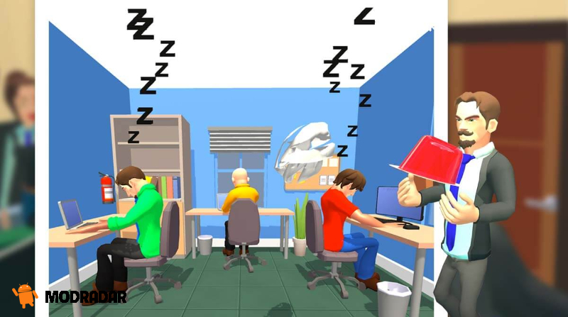 Quan sát nhân viên Boss Life 3D MOD 