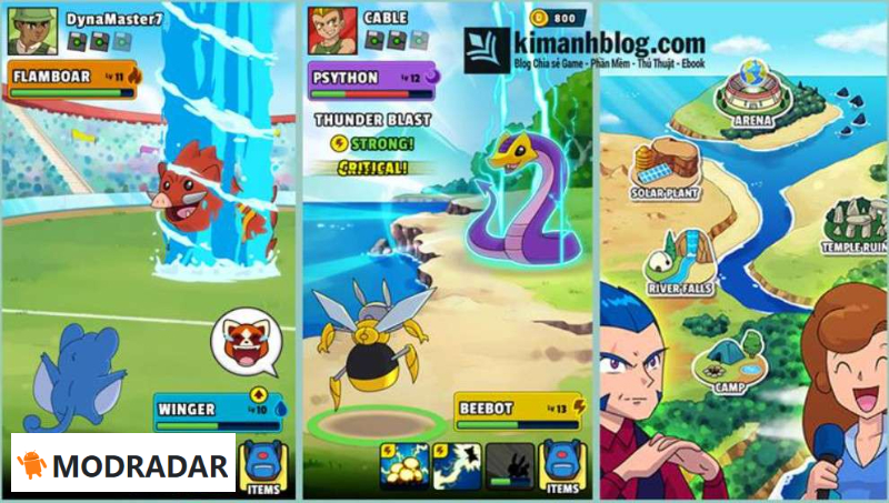 Dynamons World 3 - Dynamons World MOD APK v1.6.56 (Full Money, Hack Dragon, Max Level)