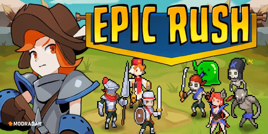 EPIC Rush - Idle Pixel RPG Mod Apk EPIC Rush - Idle Pixel RPG Mod Apk
