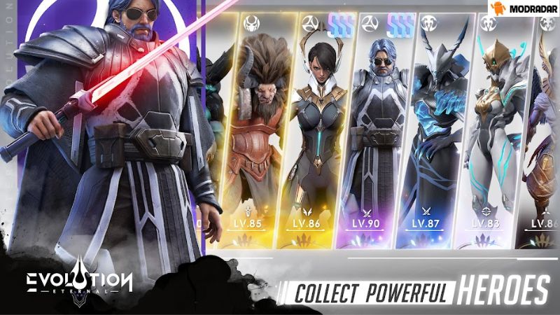 Điểm nổi bật nhất trong game nhập vai Eternal Evolution APK
