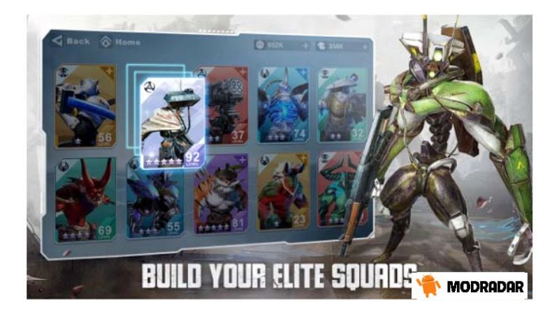 Đồ họa sống động của Eternal Evolution APK