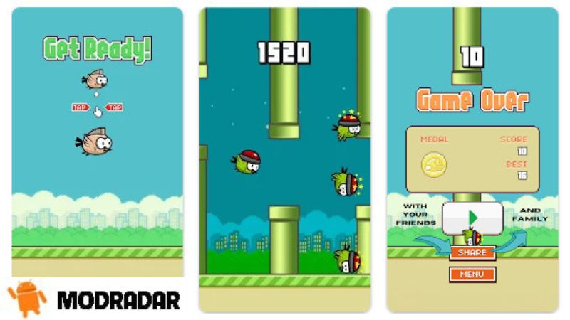 Flappy Bird Crash 2 - Flappy Bird Crash mod v2.0.4 (Mở khóa)