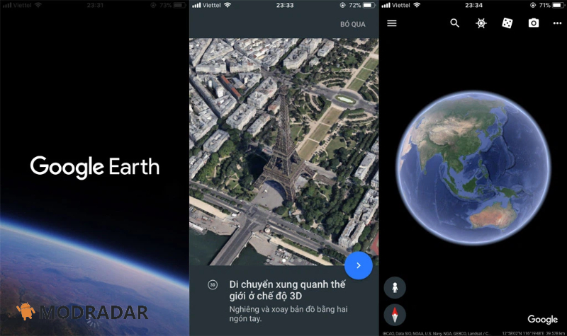 Google Earth MOD High resolution and ability to export information in many formats