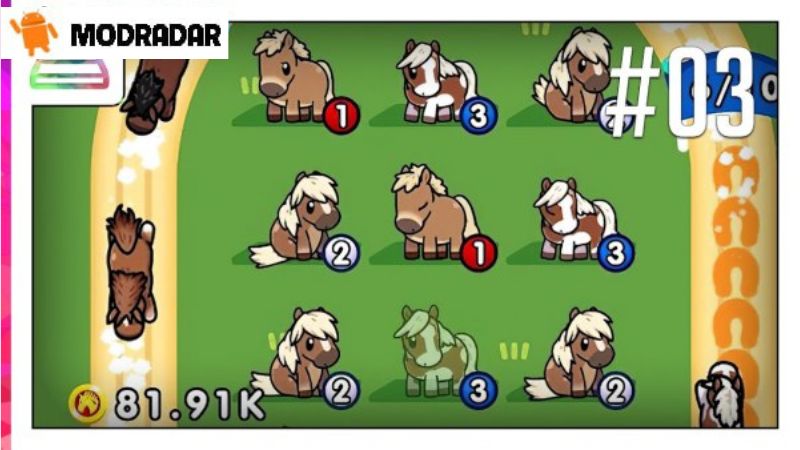 Đồ họa của Idle Horse Racing APK