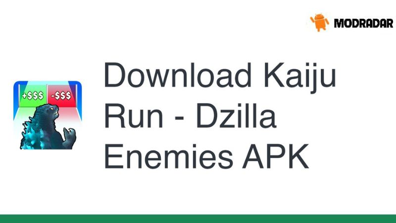 Giới thiệu sơ lược về tựa game Kaiju Run - Dzilla Enemies APK