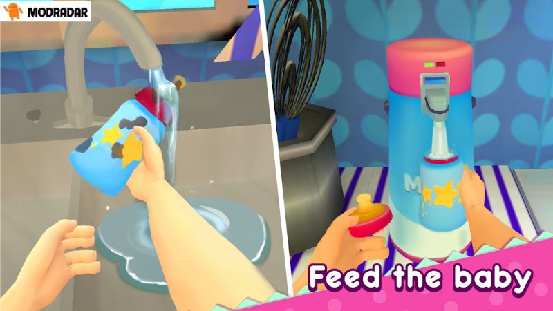 Chăm sóc thú cưng trong Mother Simulator: Family life APK