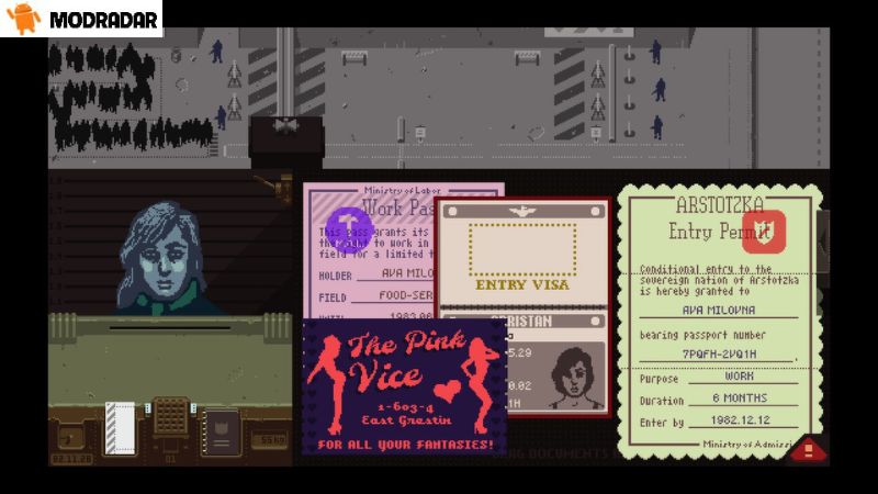Papers, Please mod Phát hiện tất cả các thành phần xấu trong Papers, Please mod