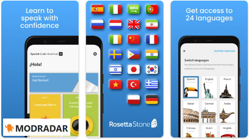 Rosetta Stone 2 - Rosetta Stone mod v8.29.0 Mở khóa premium Rosetta Stone 2 - Rosetta Stone mod v8.29.0 Mở khóa premium