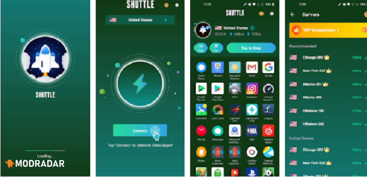 Shuttle VPN mod