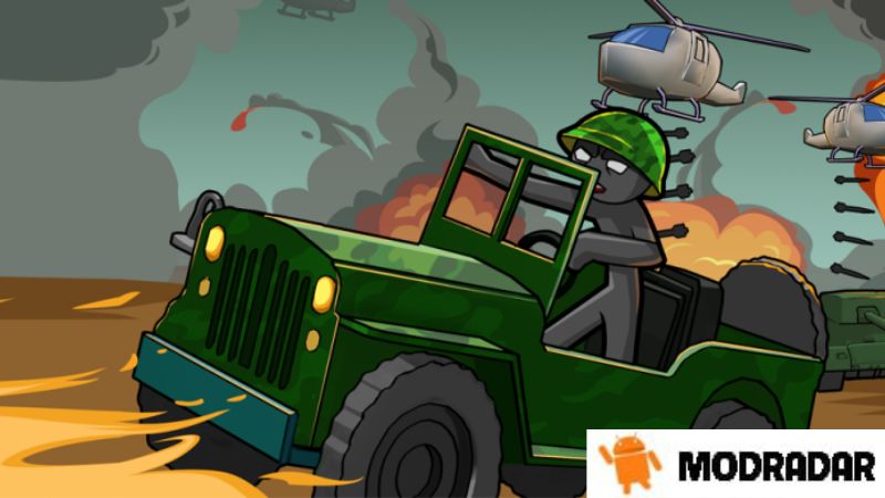 Features included in the game Stickman World Mod