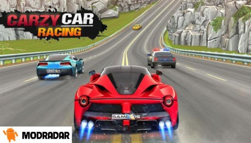 Crazy Car Racing: Racing Game Mod Introduction about the racing game Crazy Car Racing: Racing Game Mod