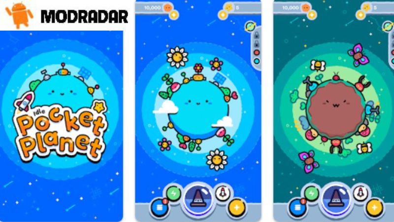 Idle Pocket Planet mod Idle Pocket Planet mod