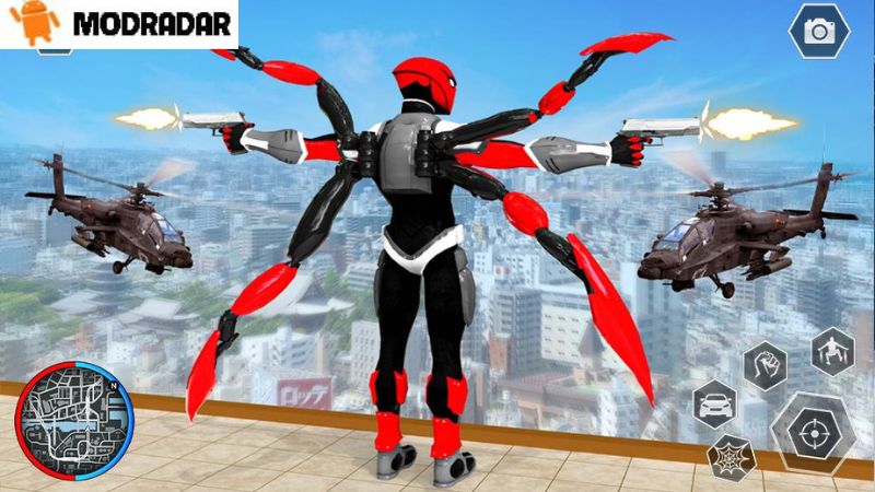 Những đặc điểm nổi bật khi tham gia Black Spider Rope SuperHero APK