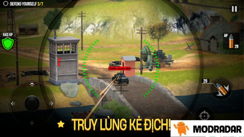 World of Artillery: Cannon Mod Fitur luar biasa yang termasuk dalam World of Artillery: Cannon Mod