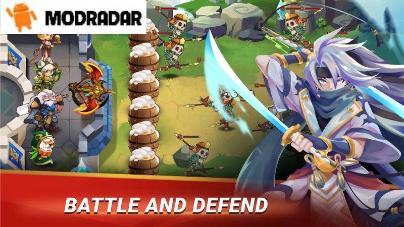 Castle Defender Mod Những đặc điểm nổi bật có trong Castle Defender Mod