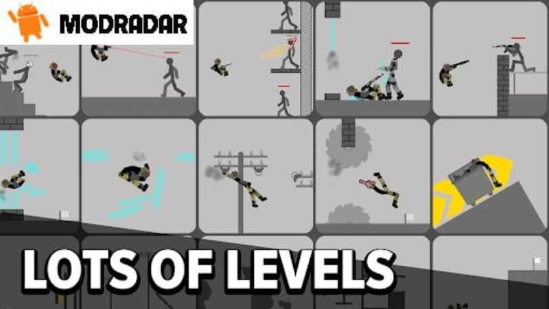 Stickman 5: Parkour Game Mod Outstanding features included in Stickman 5: Parkour Game Mod