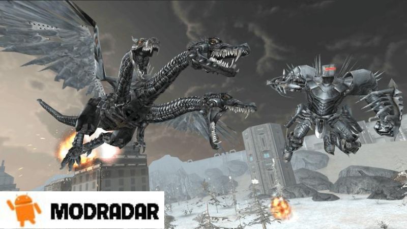 Dragon Robot 2 Mod Outstanding features included in Dragon Robot 2 Mod