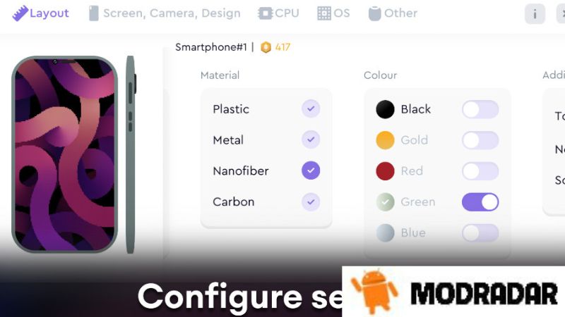 Smartphone Creator Tycoon inc Mod Fitur luar biasa termasuk dalam Smartphone Creator Tycoon inc Mod