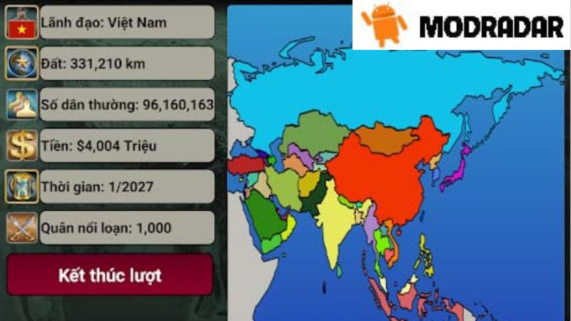 Fitur luar biasa termasuk dalam Asia Empire Mod