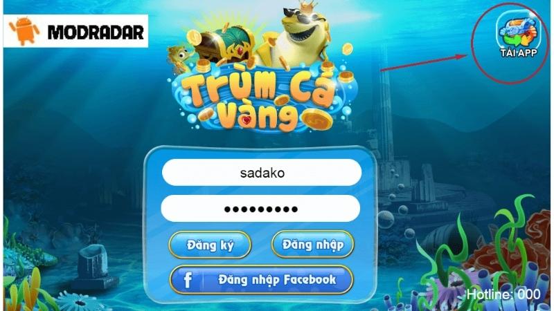 Đăng ký tài khoản thành viên tại Trùm Cá Vàng