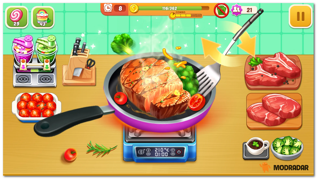 daubep3 - Crazy Kitchen: Cooking Game mod v1.0.90 (Vô hạn tiền) daubep3 - Crazy Kitchen: Cooking Game mod v1.0.90 (Vô hạn tiền)