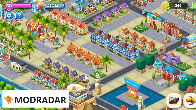 Đồ họa đẹp mắt trong game Farm City Mod