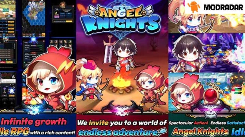 Tìm hiểu về trò chơi AFK Angel Knights Mod