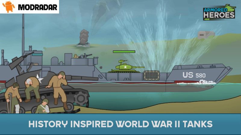 Armored Heroes Mod The attractions included in the game Armored Heroes Mod