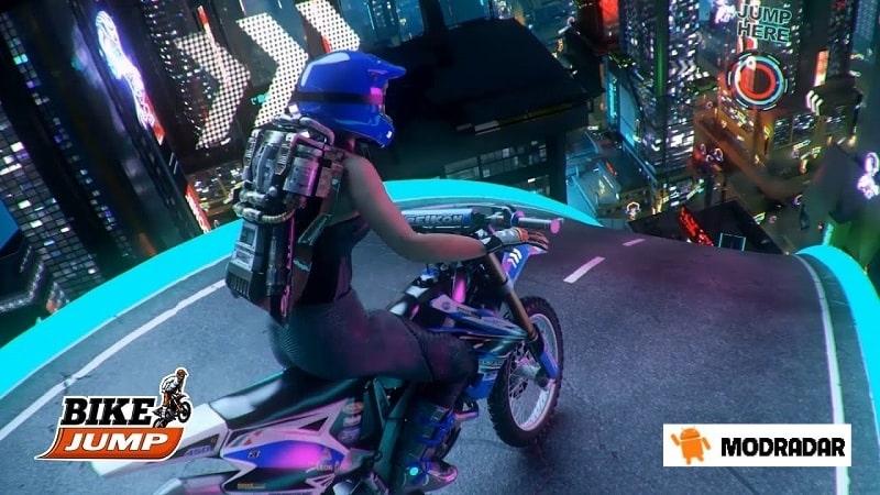 Ưu điểm độc đáo khi tham gia chơi Bike Jump Mod 