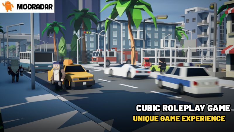 Block Sandbox Mod Karakter dan Balapan di Block Sandbox Mod