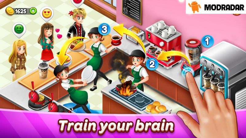 Những điểm hấp dẫn có trong trò chơi Cafe Panic Mod
