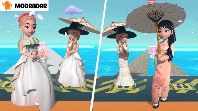 Catwalk Battle - Dress up! Mod Những điểm hấp dẫn có trong trò chơi Catwalk Battle - Dress up! Mod