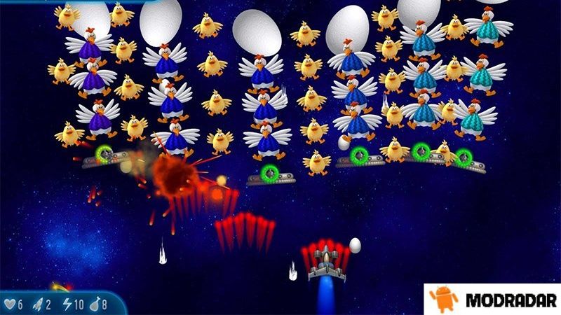 Chicken Invaders 5 Mod Attractions in the game Chicken Invaders 5 Mod