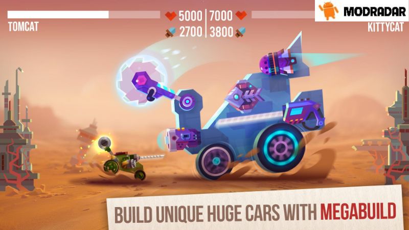 Các Loại Vật Phẩm và Trang Bị trong Crash Arena Turbo Stars Mod