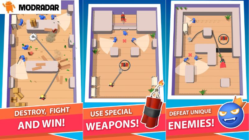Crawler Hit Mod Grafik dan suara dalam game Crawler Hit Mod