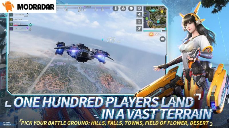 Cyber Hunter Mod Great Graphics and Vivid Space in Cyber Hunter Mod