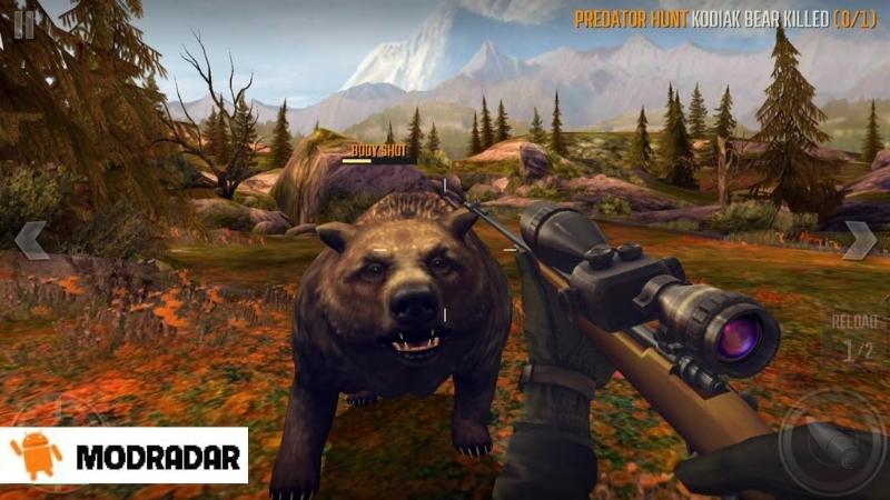 Deer Hunter 2018 Mod Đồ họa và âm thanh tuyệt vời của trò chơi Deer Hunter 2018 Mod