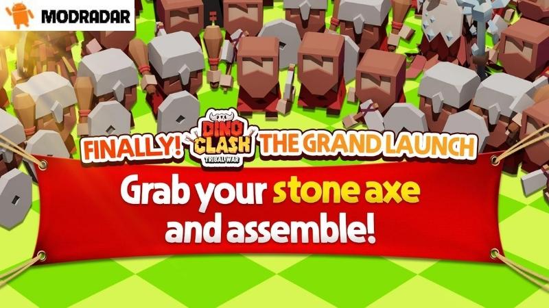 Dino Clash: Tribal War Mod Fitur menarik hanya di Dino Clash: Tribal War Mod