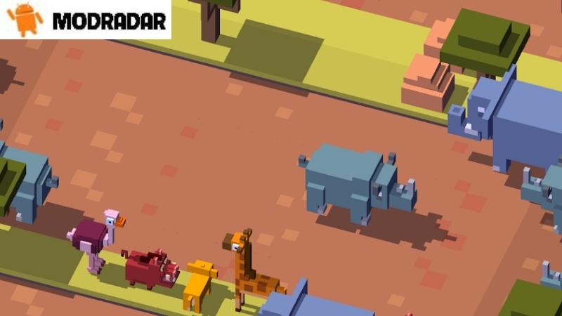 Đồ hoạ của tựa game Disney Crossy Road Mod