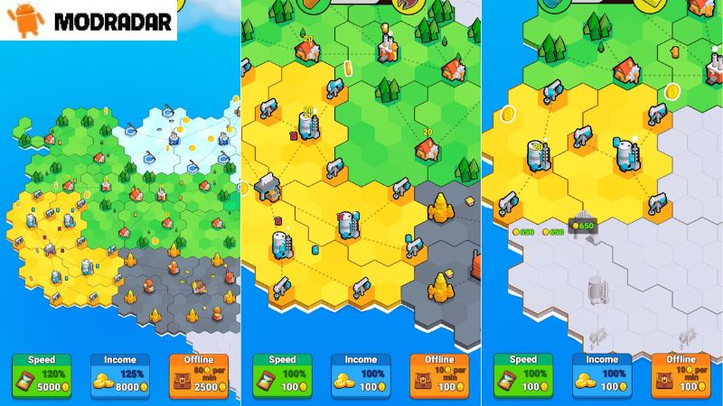 Factory World: Connect Map Mod Attractions in the game Factory World: Connect Map Mod