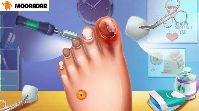 Foot Care Offline Doctor Games 2 - Foot Care Offline Doctor Games mod v1.37 Vô Hạn Tiền