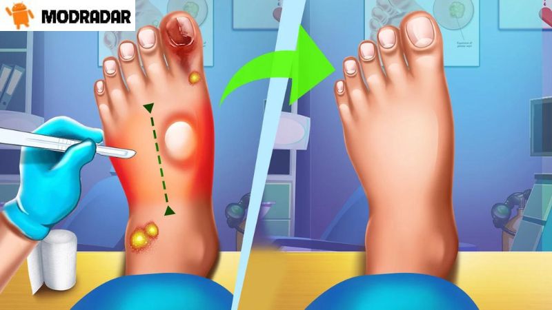 Foot Care Offline Doctor Games - Foot Care Offline Doctor Games mod v1.37 Vô Hạn Tiền
