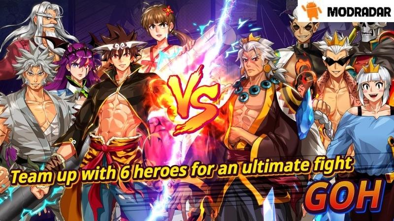 GOH The God of Highschool 1 - G.O.H – The God of Highschool Mod V6.2.0 (Menu, Damage, Defense Multiplier) Features in G.O.H – The God of Highschool Mod