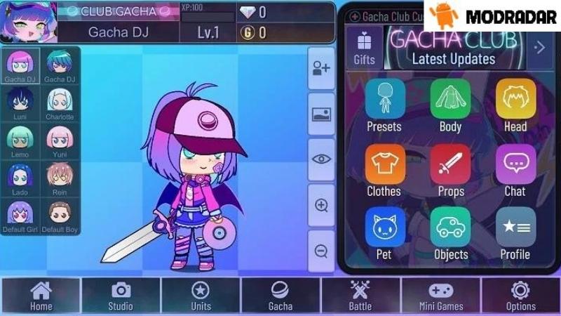 Những tính năng hấp dẫn trong Gacha Star APK