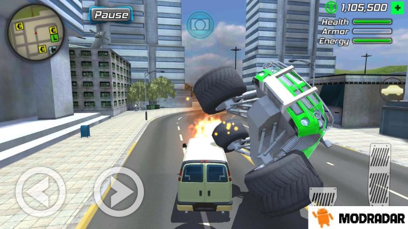 Đồ Họa 3D Sắc Nét trong Grand Action Simulator - New York Car Gang Mod
