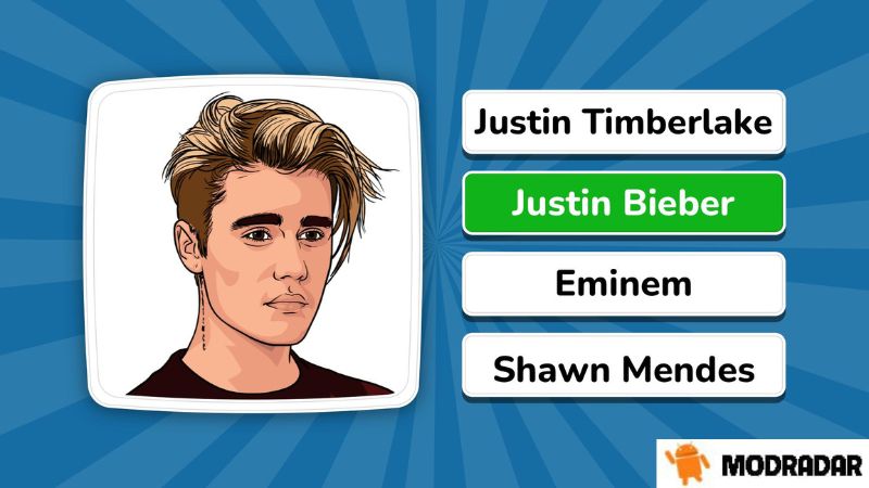 Guess the Celebrities Mod Những điểm hấp dẫn có trong trò chơi Guess the Celebrities Mod