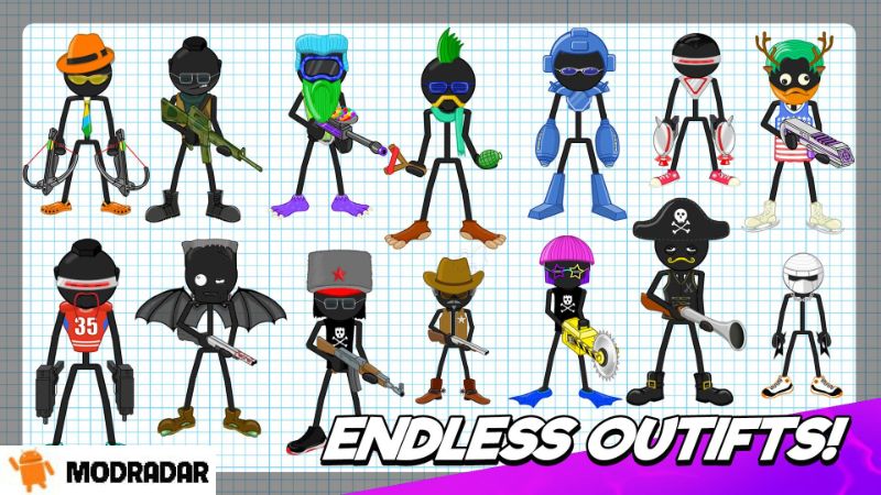 Gun Fu: Stickman 2 Mod Introduction about the game Gun Fu: Stickman 2 Mod